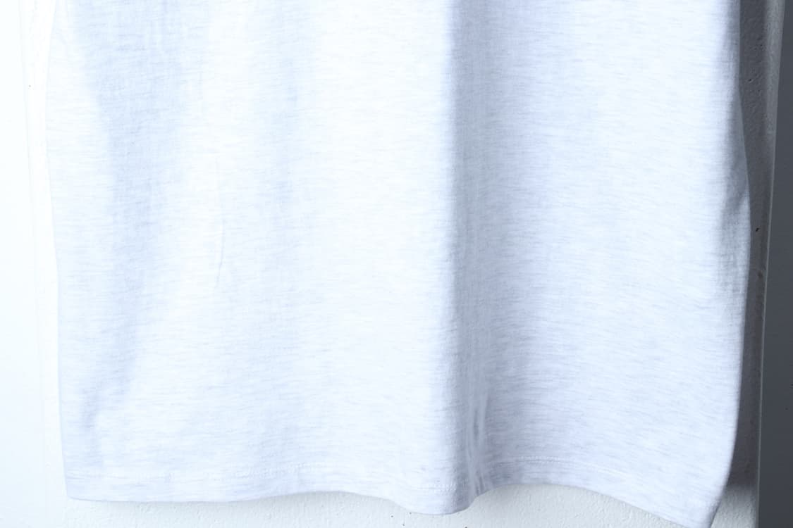 (L-XL) 어프레쉬 반팔 티셔츠 레터링 멜란지 화이트-H3H33765 상품이미지4