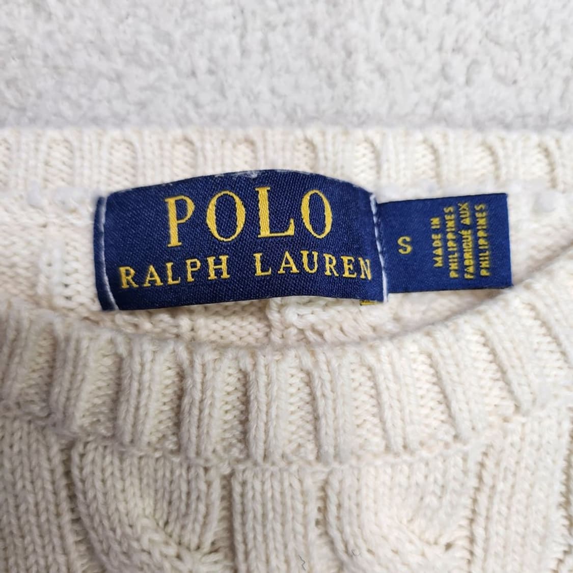 POLO RALPH LAUREN 빅로고 프린팅 케이블 니트 Women S 상품이미지5