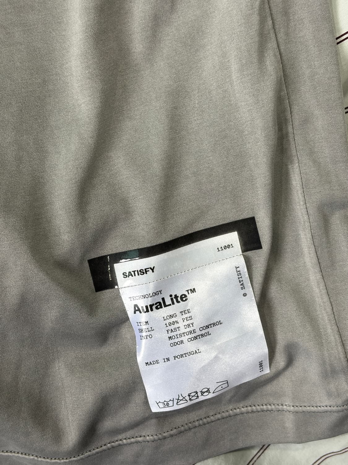 새티스파이 auralite 아우라라이트 롱슬리브 그레이 L 상품이미지5