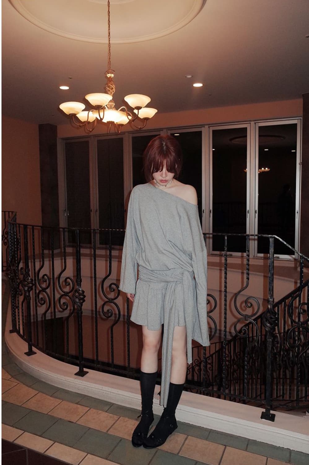 프레클 bow frill skirt 레이어드 스커트 상품이미지1