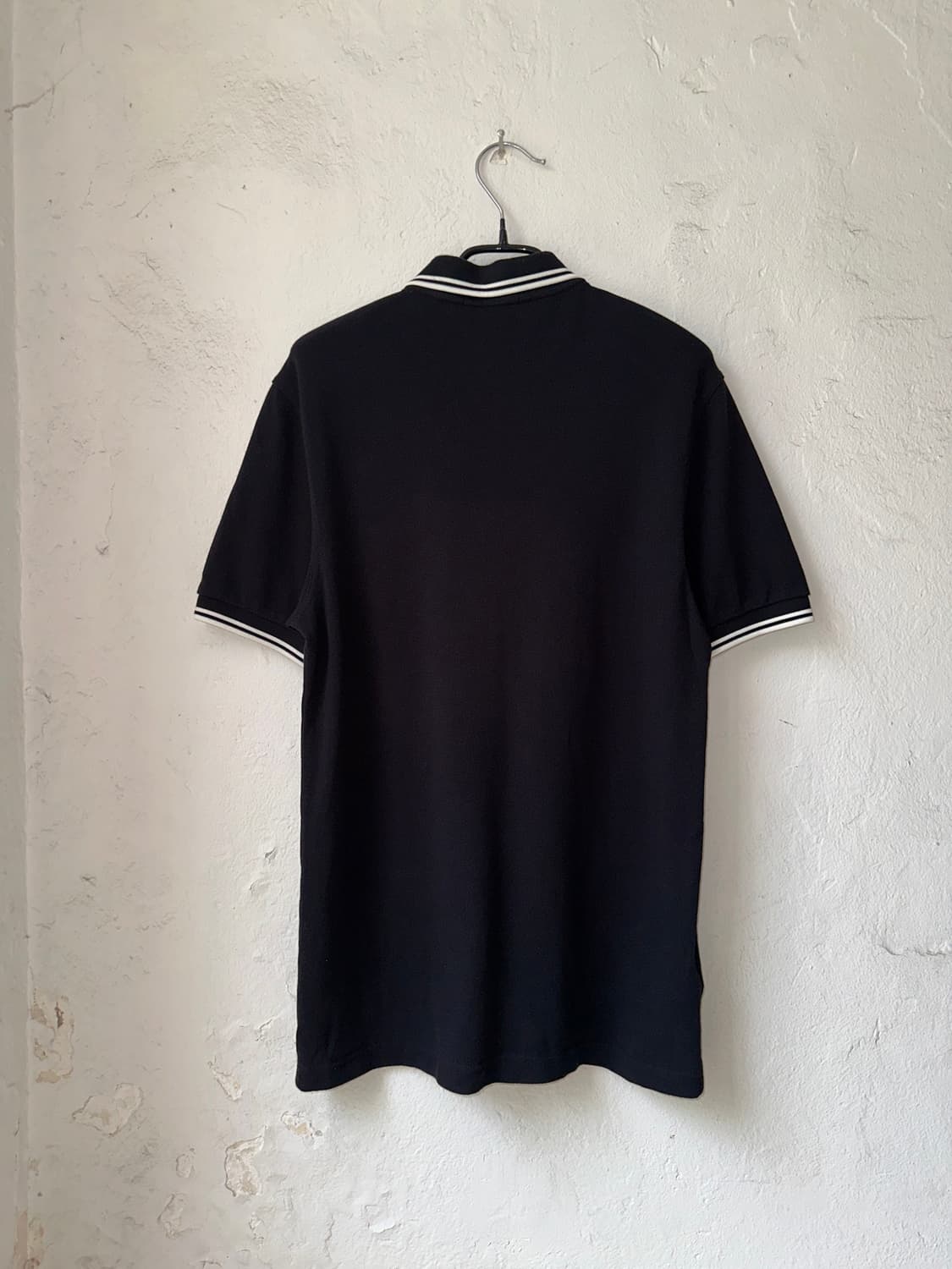 [S]Fred perry 프레드페리 블랙 반팔 카라티 상품이미지4