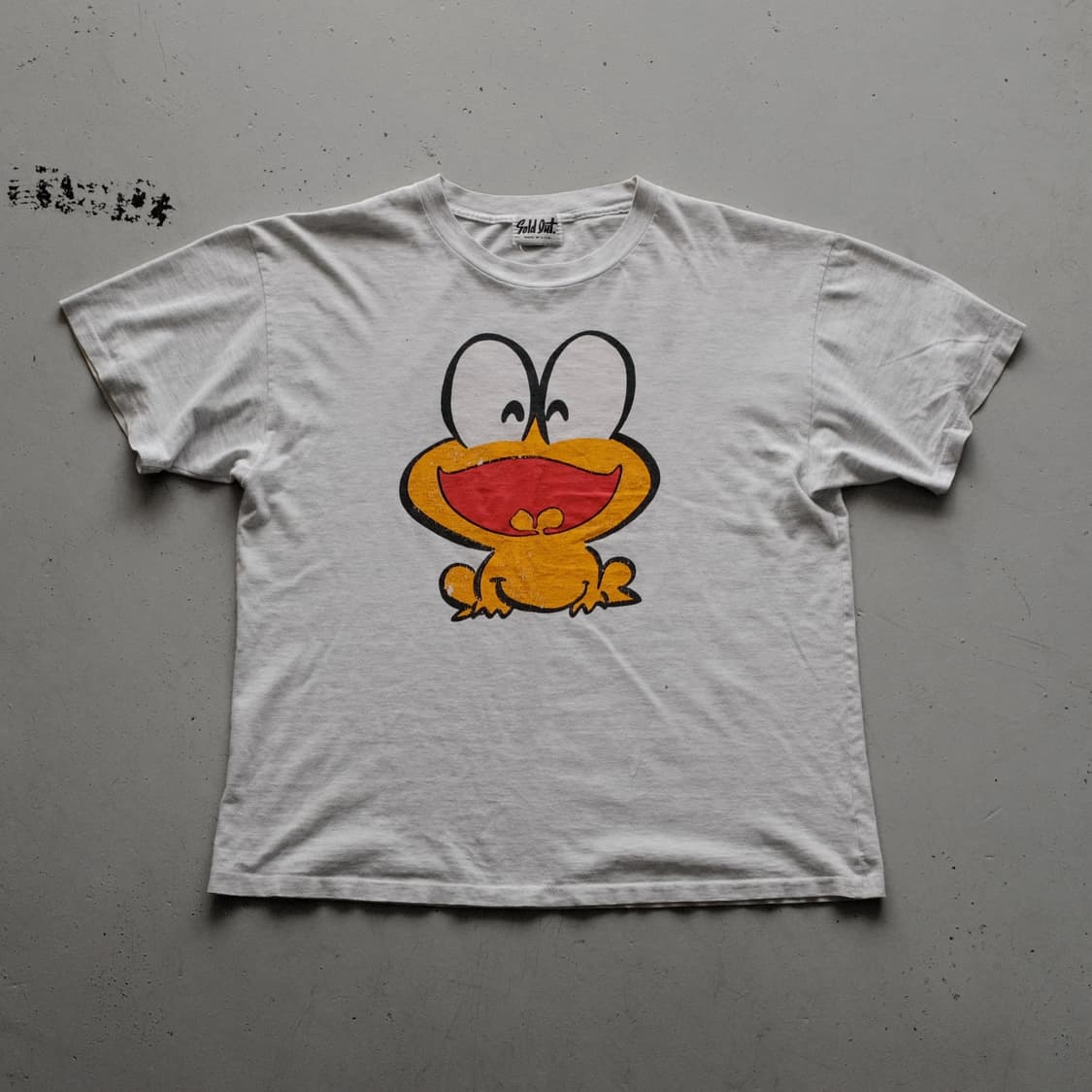 1990‘s Made In USA 명량 개구리 뽕키치 티셔츠 상품이미지1