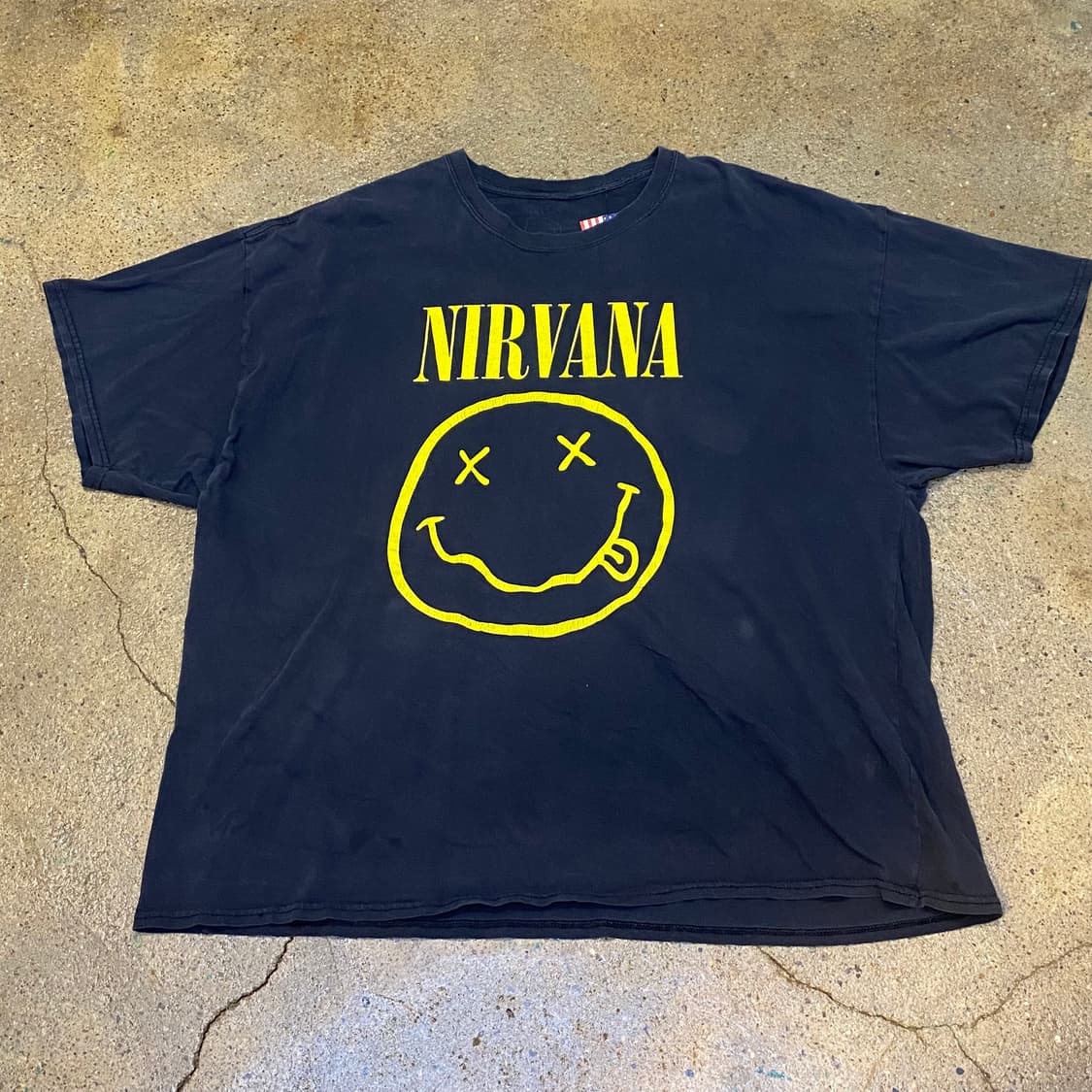 레어) 미국 빈티지 너바나 공식굿즈 반팔티 락티셔츠 상품이미지2