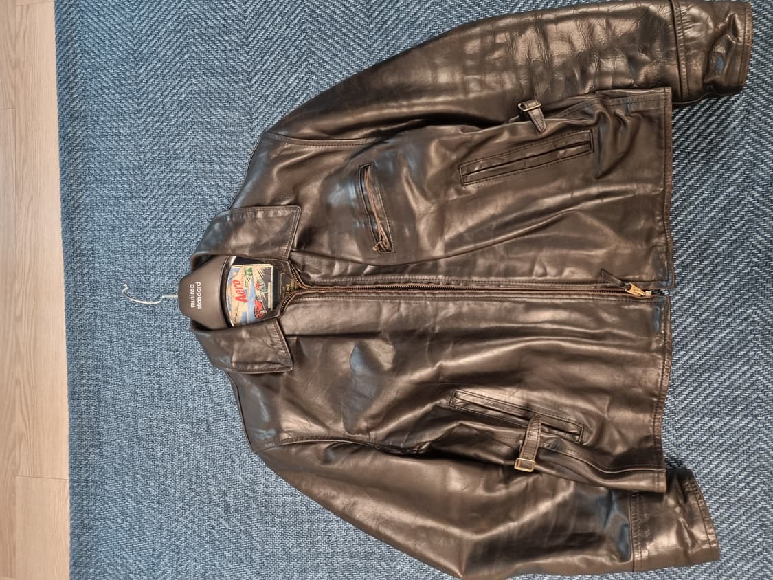 에어로레더 1950 하프벨트 크롬악셀 홀스하이드 상품이미지6