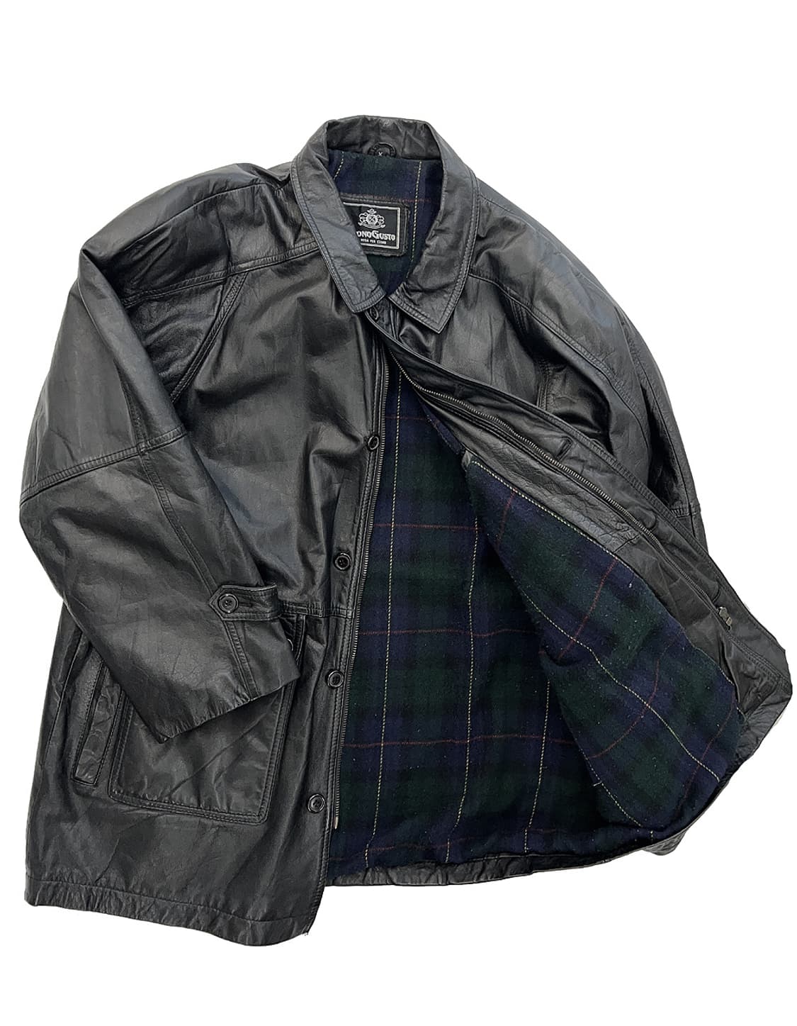 BUONO GUSTO 레더 코트 상품이미지4