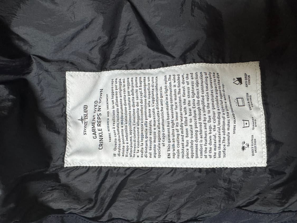 [s] 스톤아일랜드 크링클랩스 23ss 네이비 상품이미지5