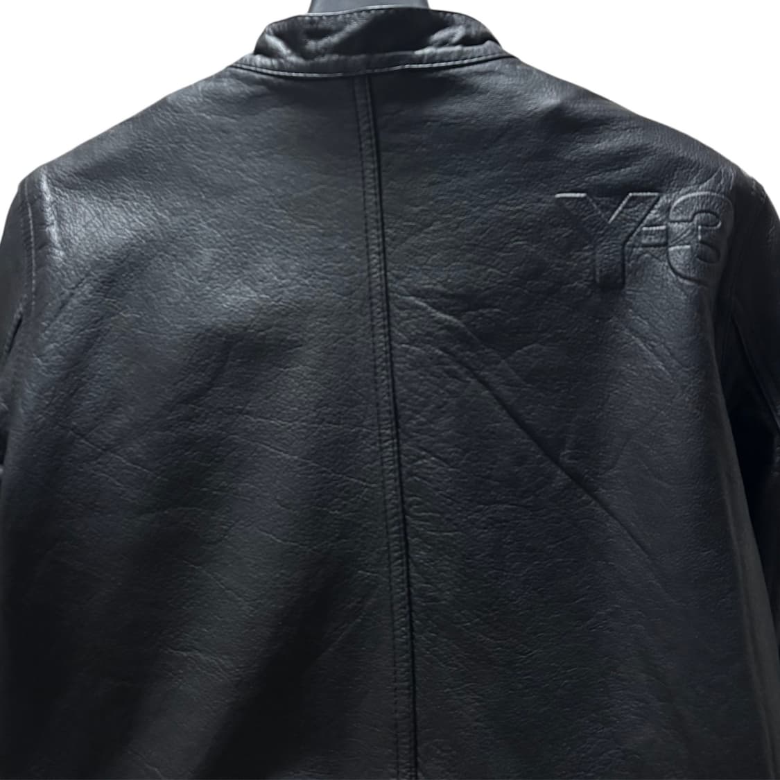 [M] Y-3 레더 바이커 블루종 상품이미지6