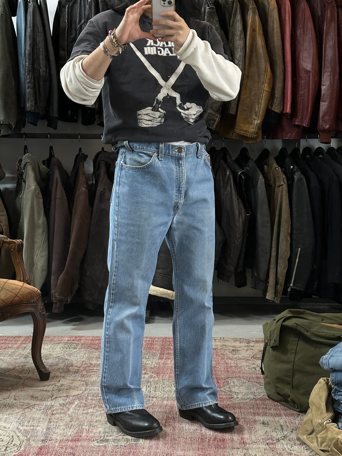 00's OG USA Made 레드윙 968 엔지니어 부츠 상품이미지3