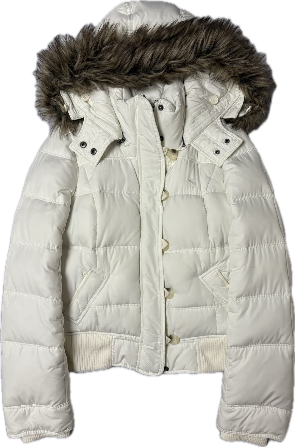 아베크롬비 울프죠 패딩 화이트 L 상품이미지1