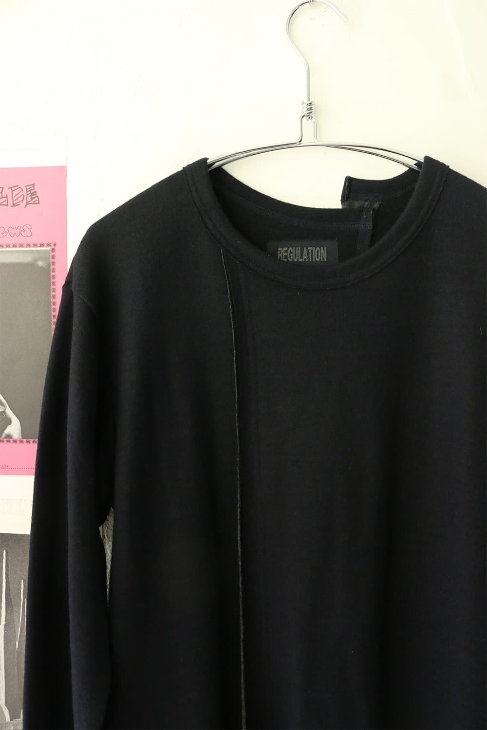 요지 야마모토 레귤레이션 라인 절개 니트  상품이미지4