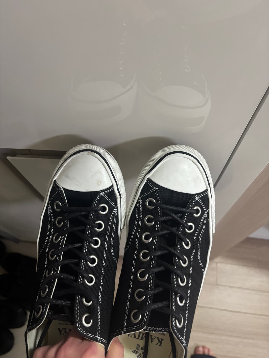 Kamiya Joey Vulcanized Sneaker-BK 270 상품이미지3