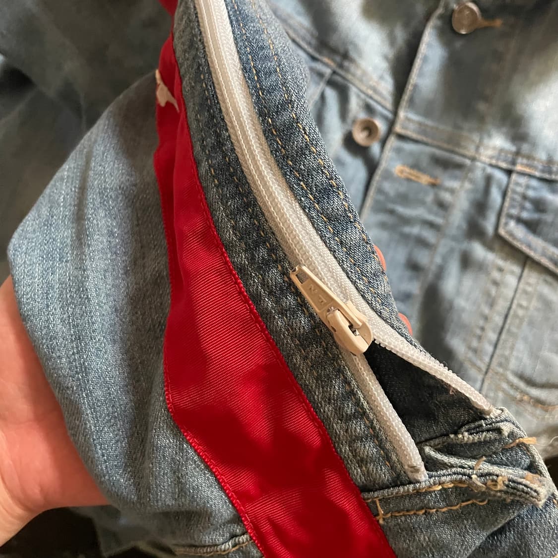 Vintage washed denim jacket 상품이미지2