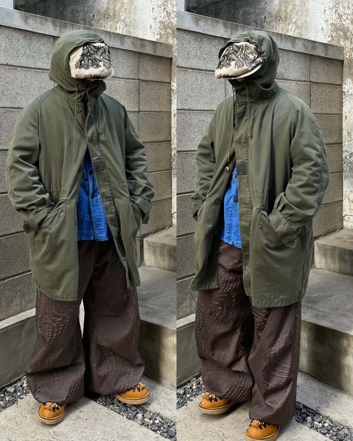 1980s OG FRENCH ARMY M64 오리지널 모즈파카 개파카 상품이미지3