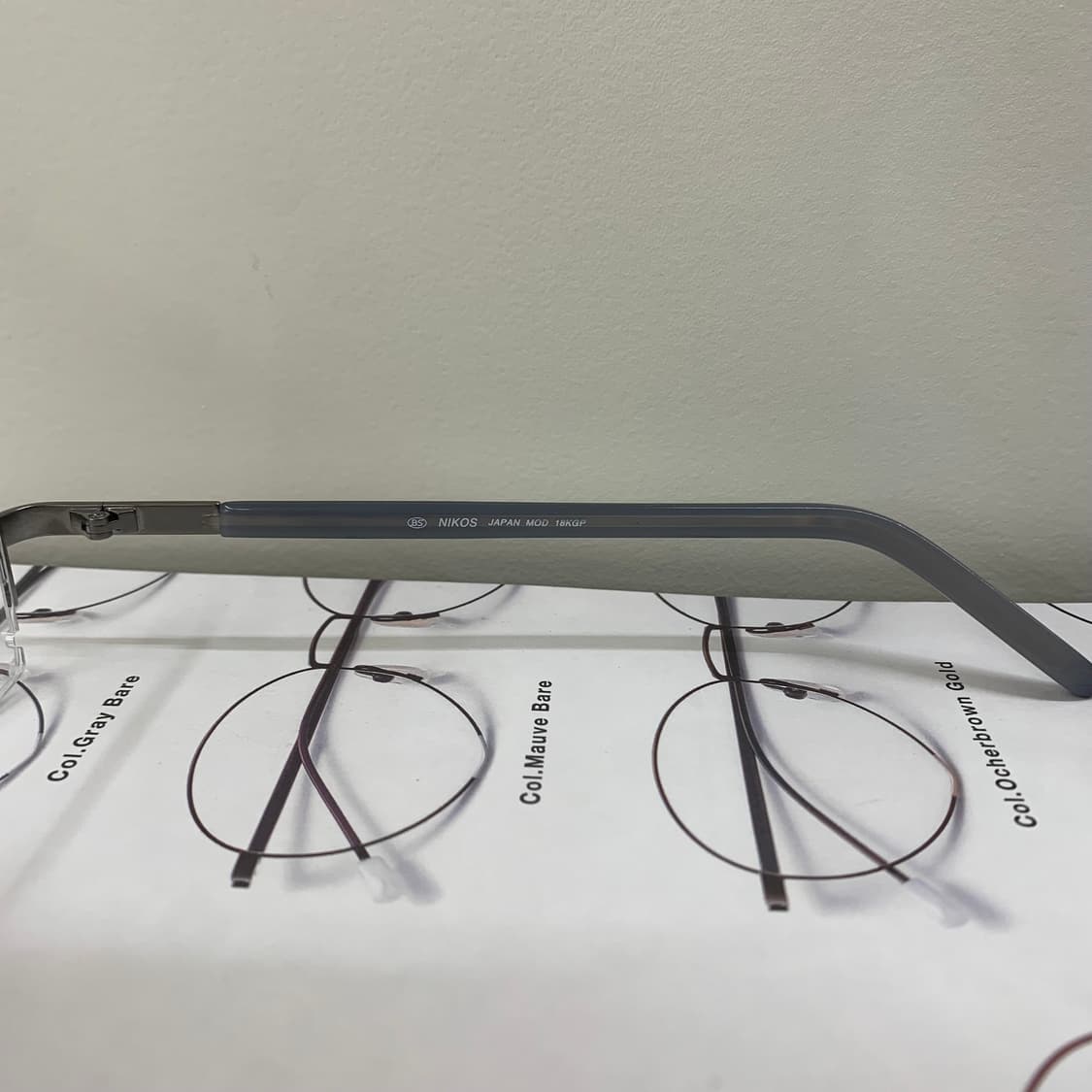 NIKOS 반무테 빈티지안경 상품이미지3