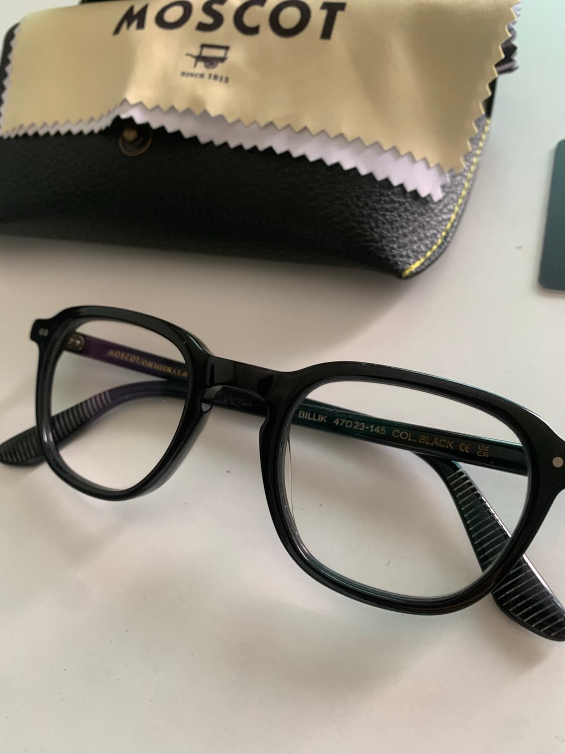 moscot billik 47 size black 상품이미지3