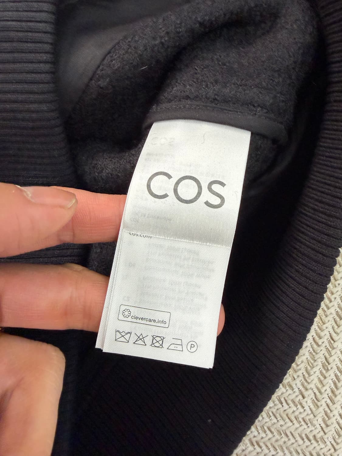 정품) COS 코스 남성 레귤러핏 집업 자켓 S 상품이미지7