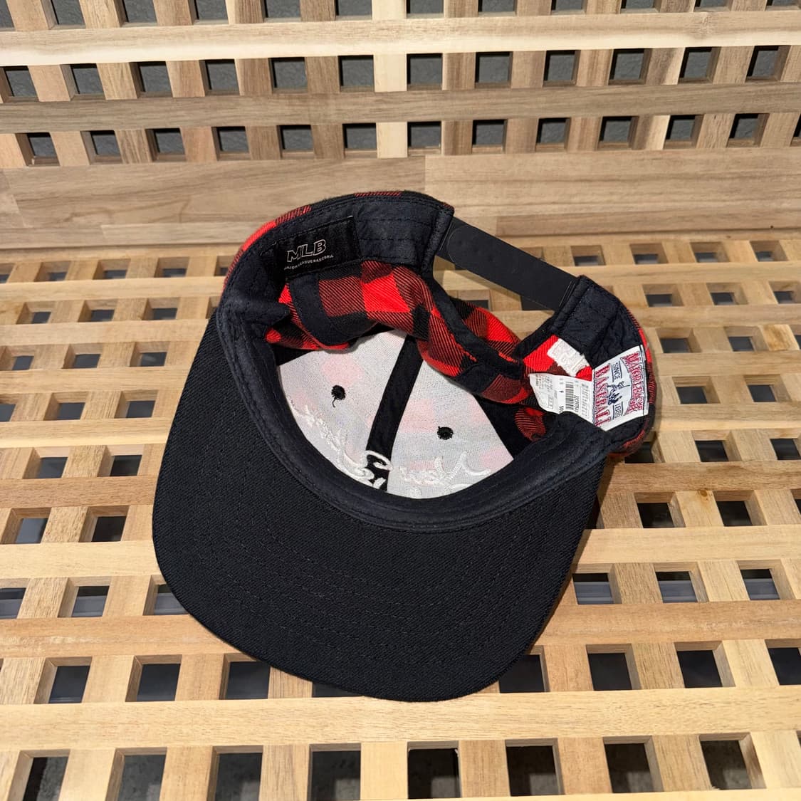 mlb 뉴욕양키스 럼버잭 체크 캡 상품이미지5