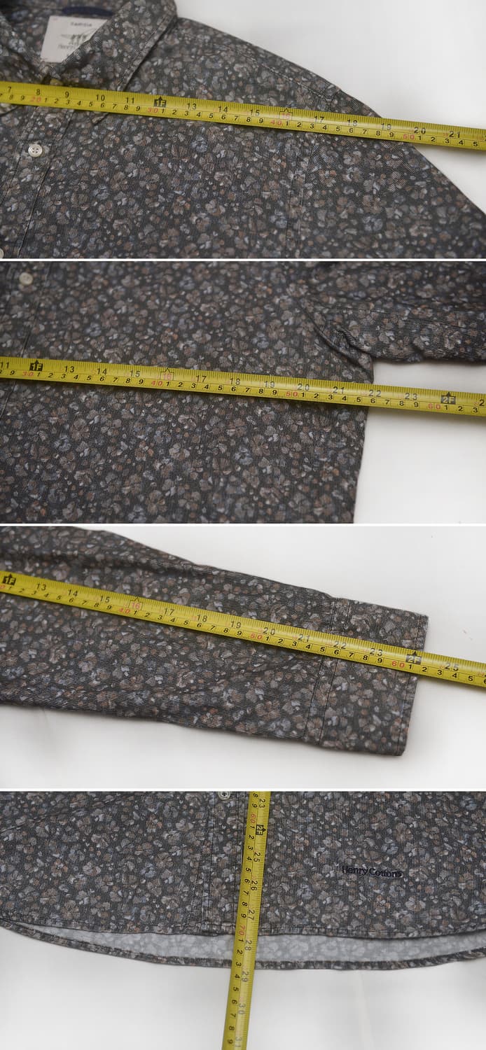 헨리코튼 텍스티나 플라워 올오버 긴팔 셔츠 (100-105) 상품이미지10