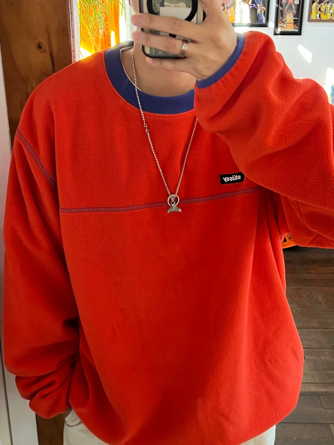 스투시 크루넥 후리스 상품이미지5