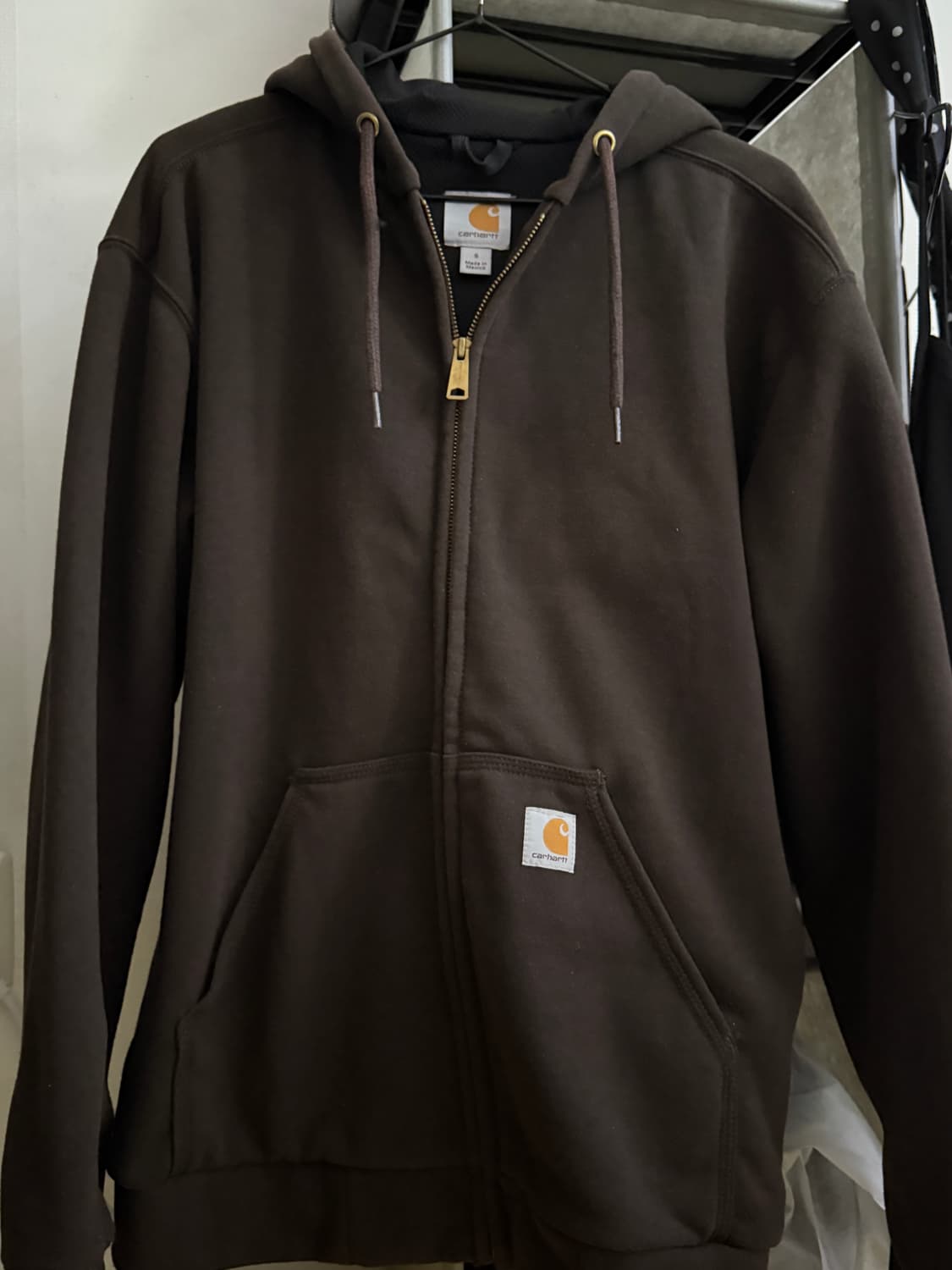 칼하트 써멀 브라운 후드집업 상품이미지1