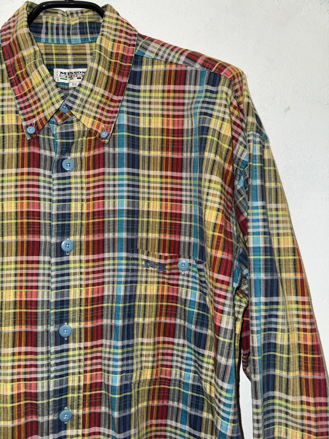 Missoni 미쏘니 스포츠 체크 셔츠 상품이미지3