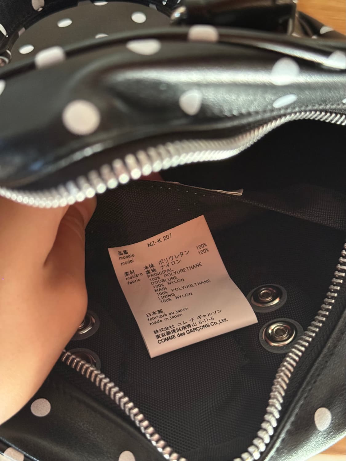 꼼데가르송 걸스 도트 도트백 상품이미지5