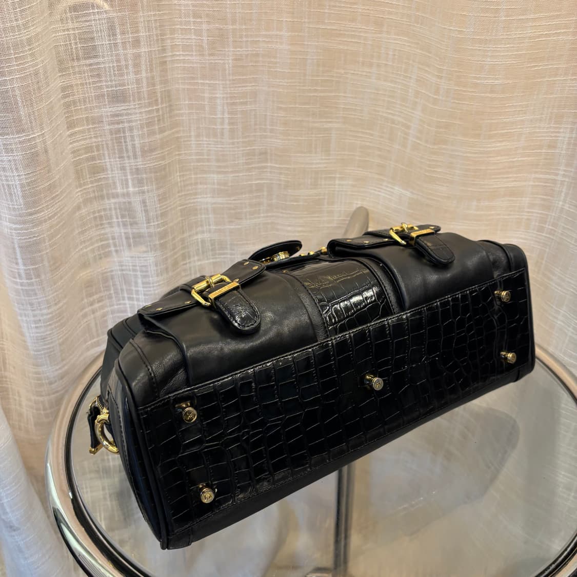 정품 메트로시티 금장 보스턴 토트백     상품이미지6