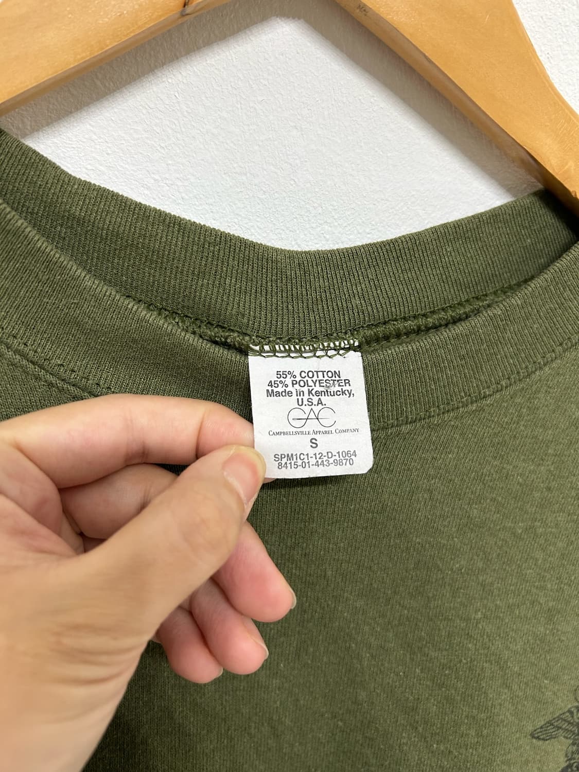 90’s USMC PT Sweatshirt. 상품이미지4