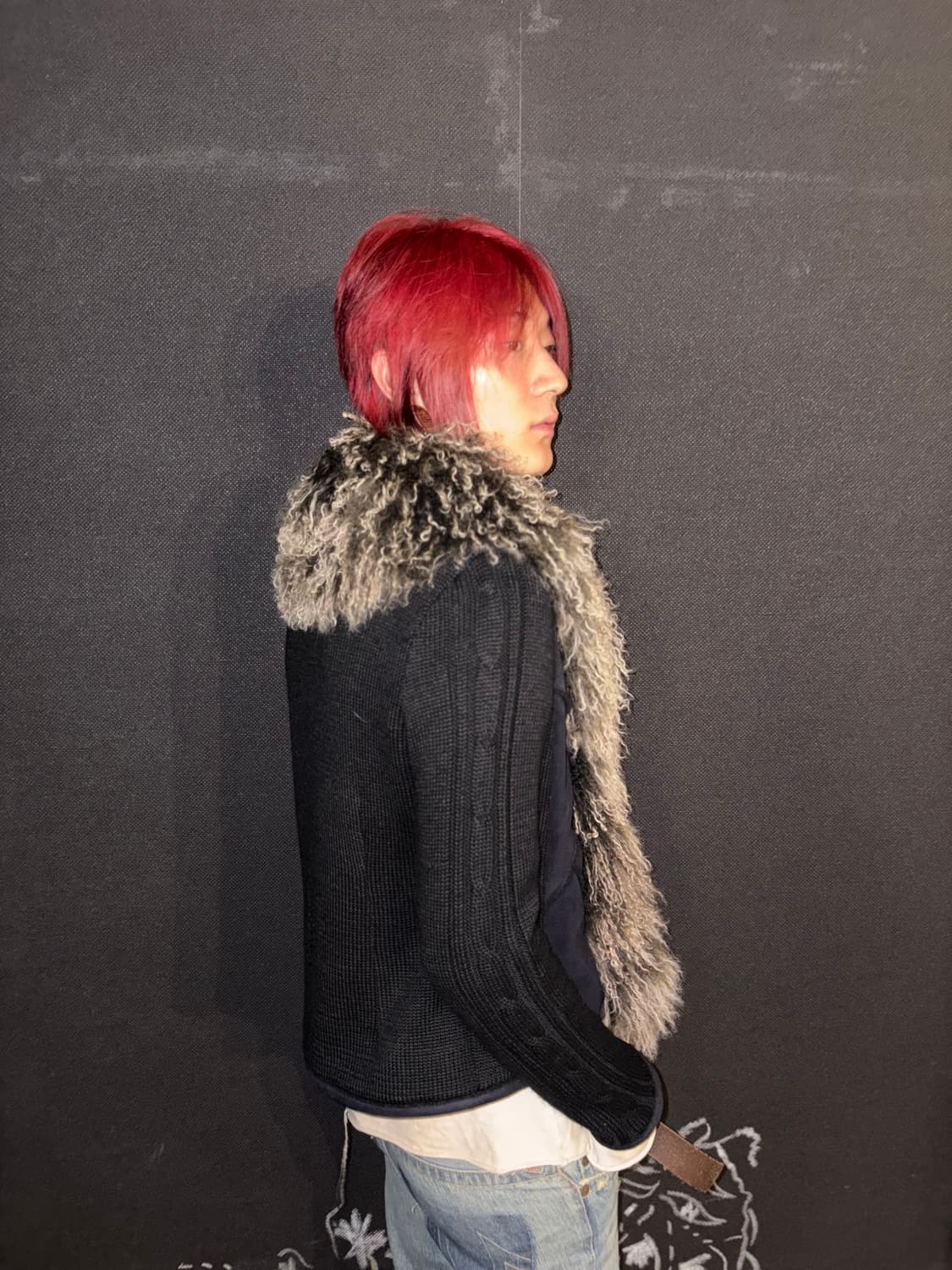 Vkei knit fur jacket 상품이미지8