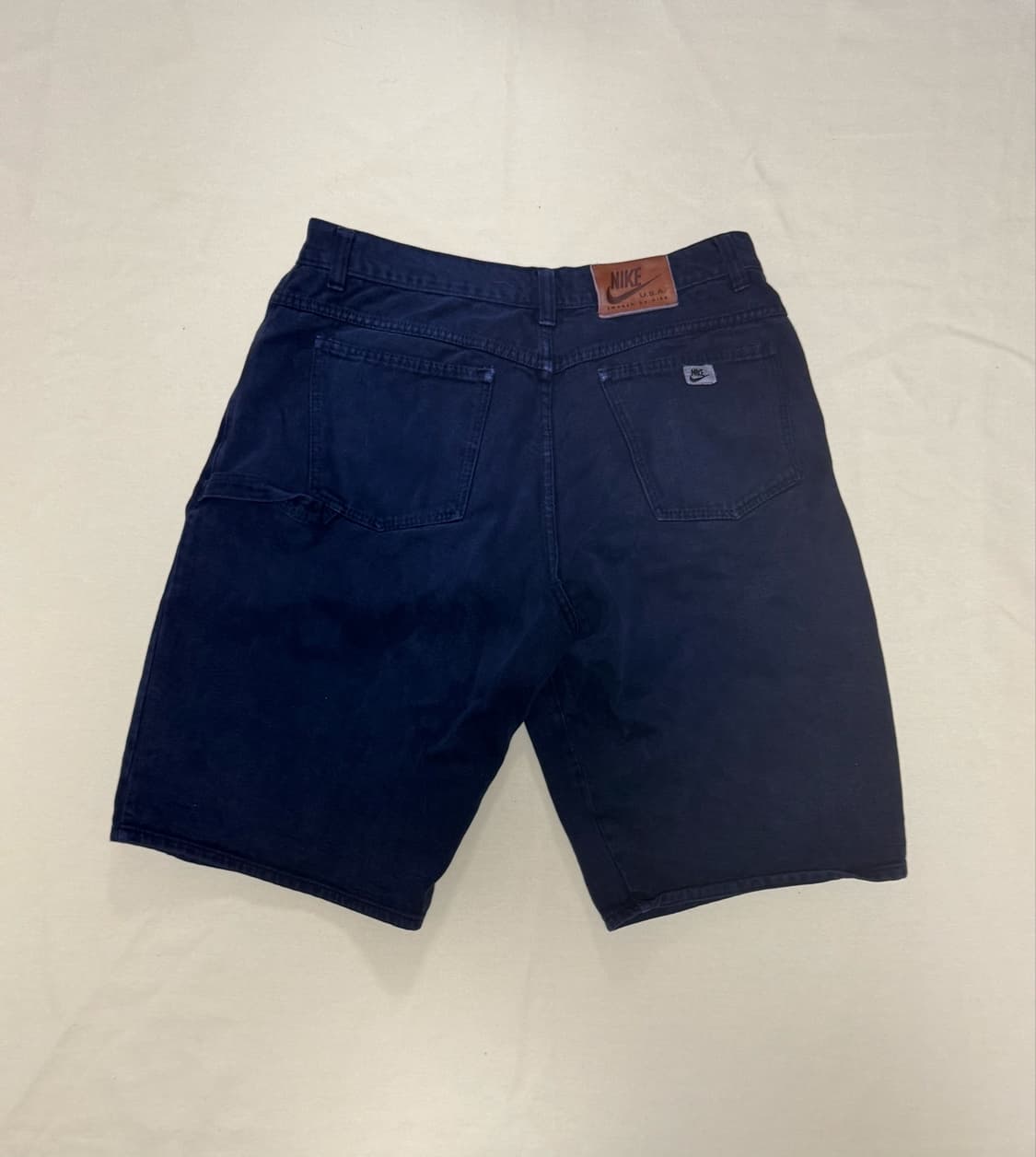 나이키 스우시 카펜더 네이비 데님 숏츠 반바지 90s usa 상품이미지4