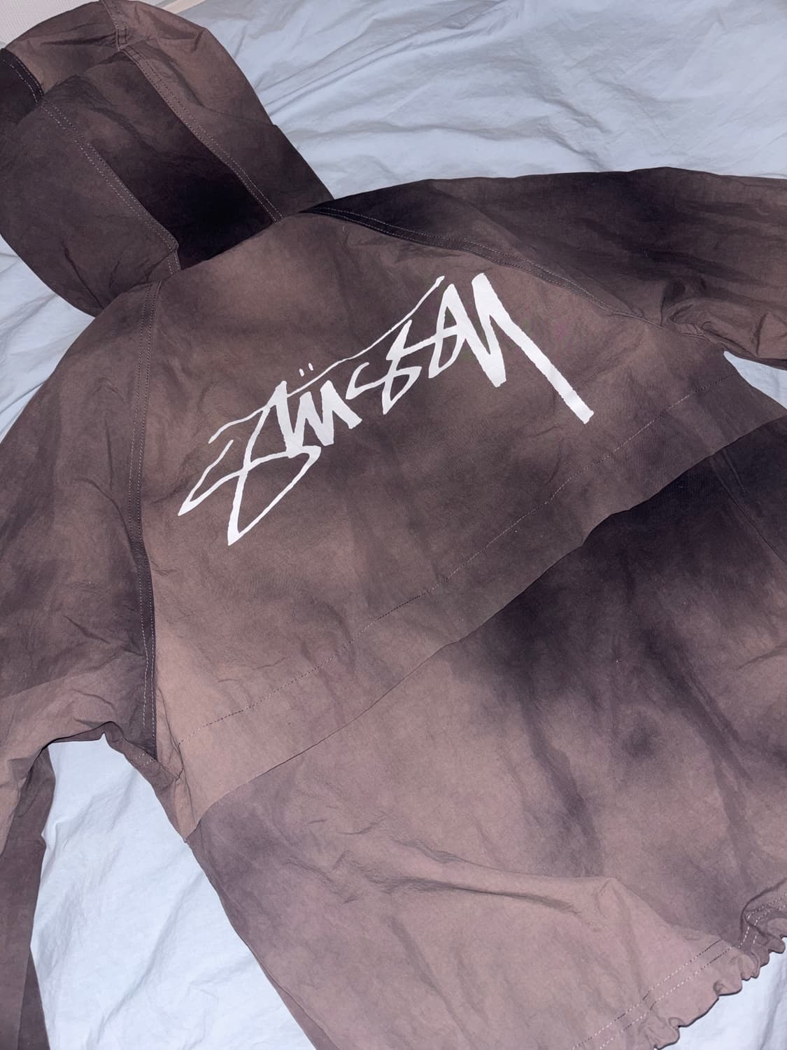 스투시 웨이브 다이 비치 쉘 자켓 블랙 S 상품이미지1