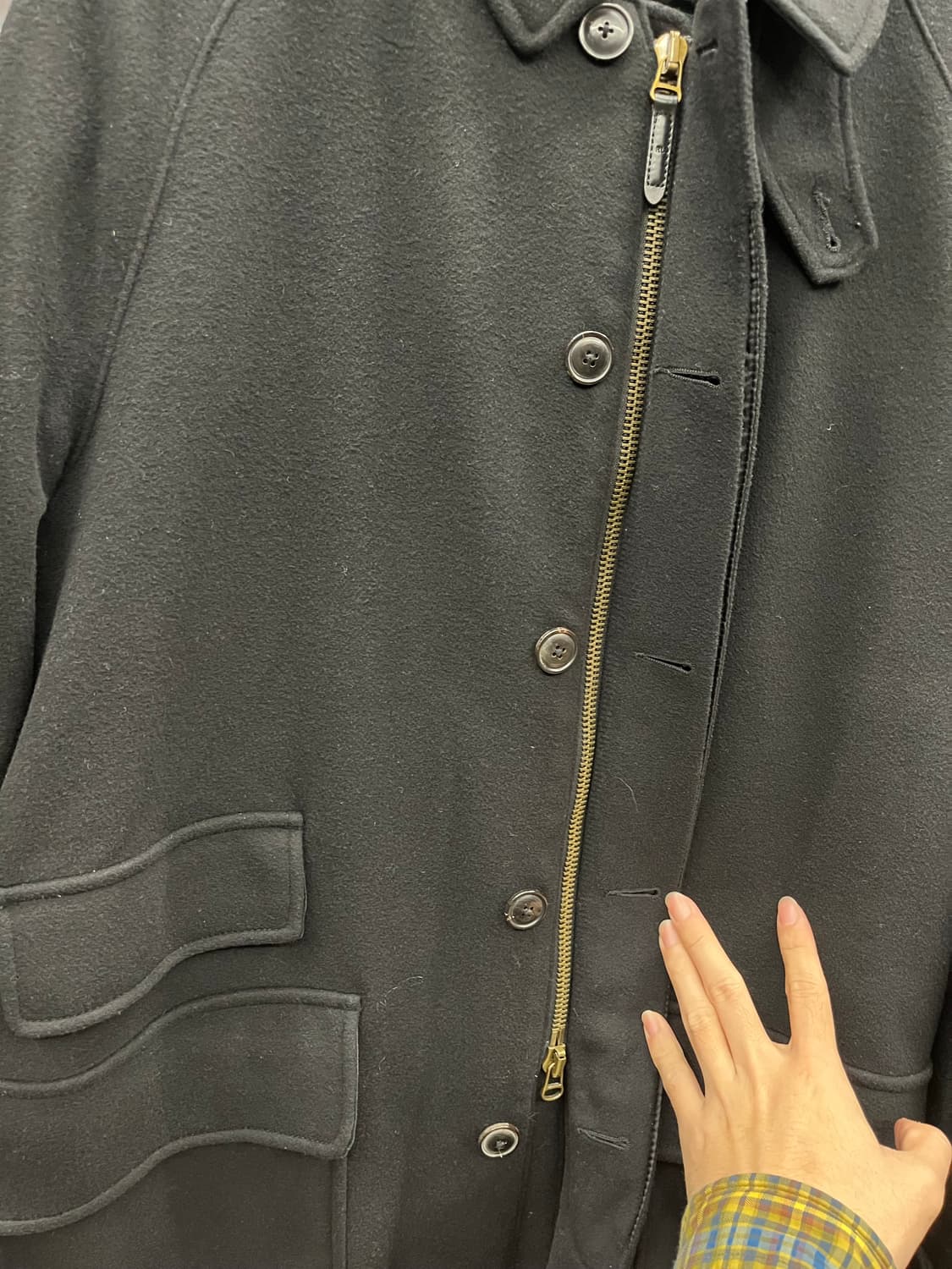 00s 폴로 랄프로렌 블랙 코트 상품이미지5