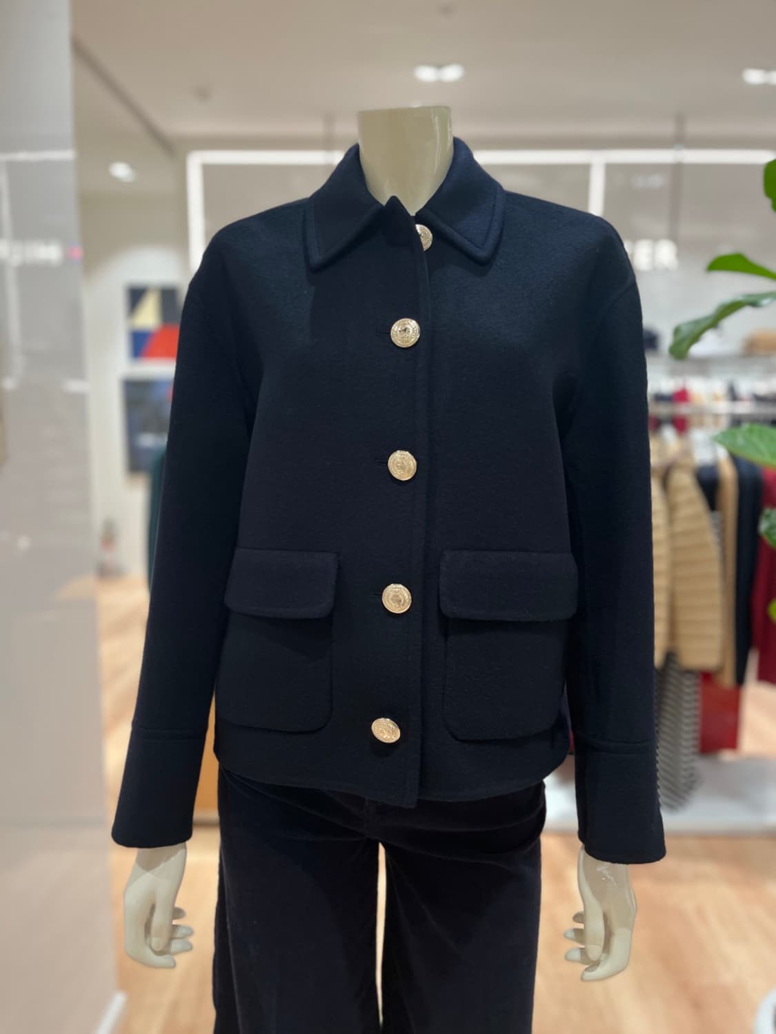 타미힐피거 네이비 울 자켓 상품이미지6