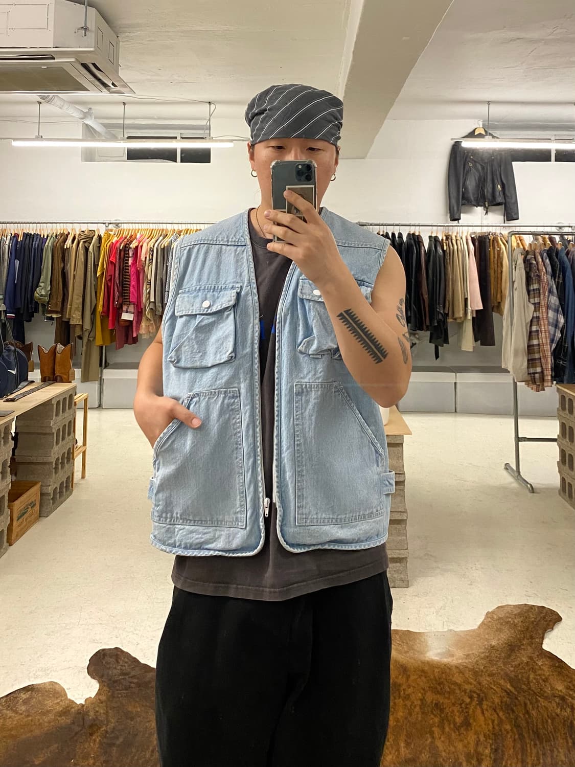 URBAN OUTFITTUERS denim vest 어반 아웃피터스 데님 상품이미지8
