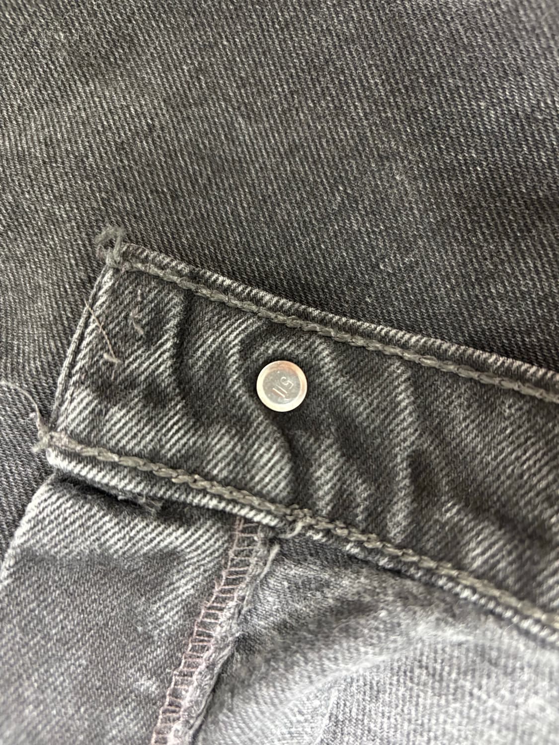 90s 리바이스 567 블랙 데님 상품이미지2