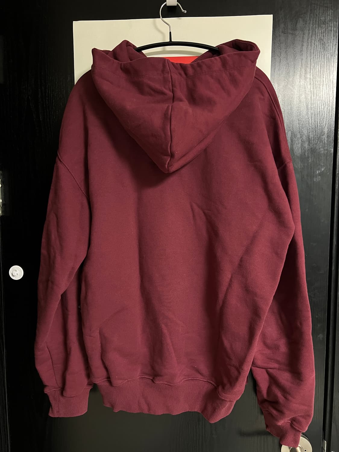 기준 플래그 후드티 버건디 (L-XXL) 상품이미지2