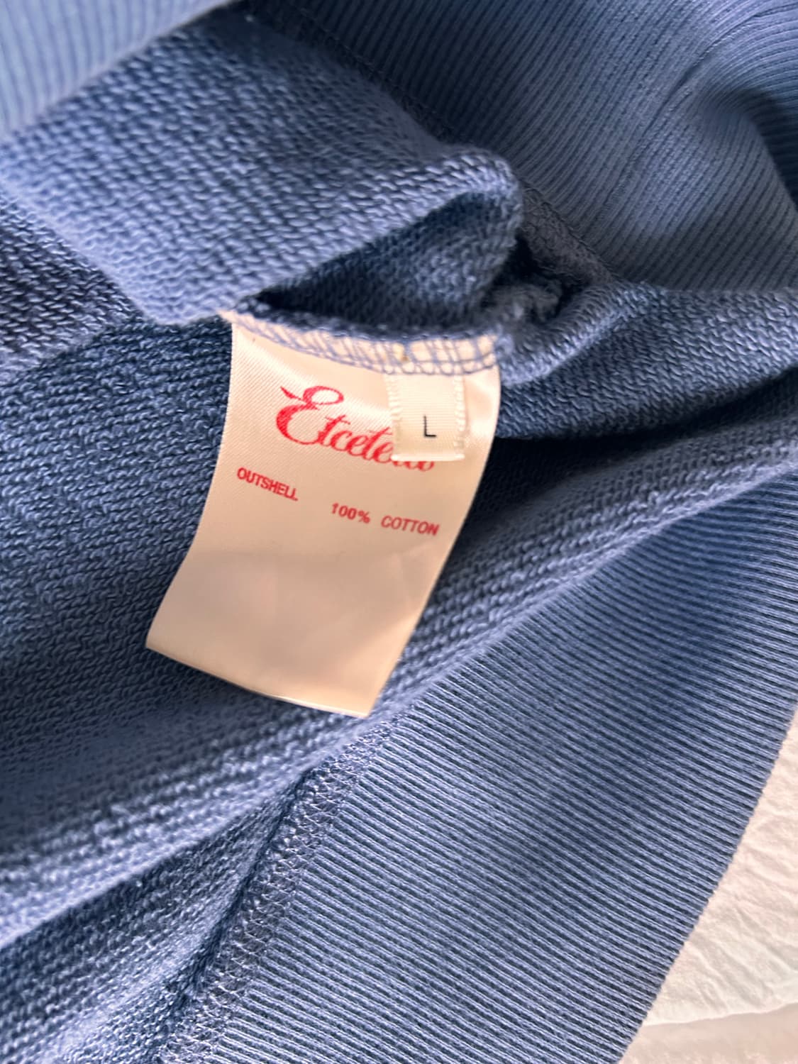 ETCE 이티씨이 해리 래글런 맨투맨 스웻셔츠 레트로 블루 L 상품이미지8