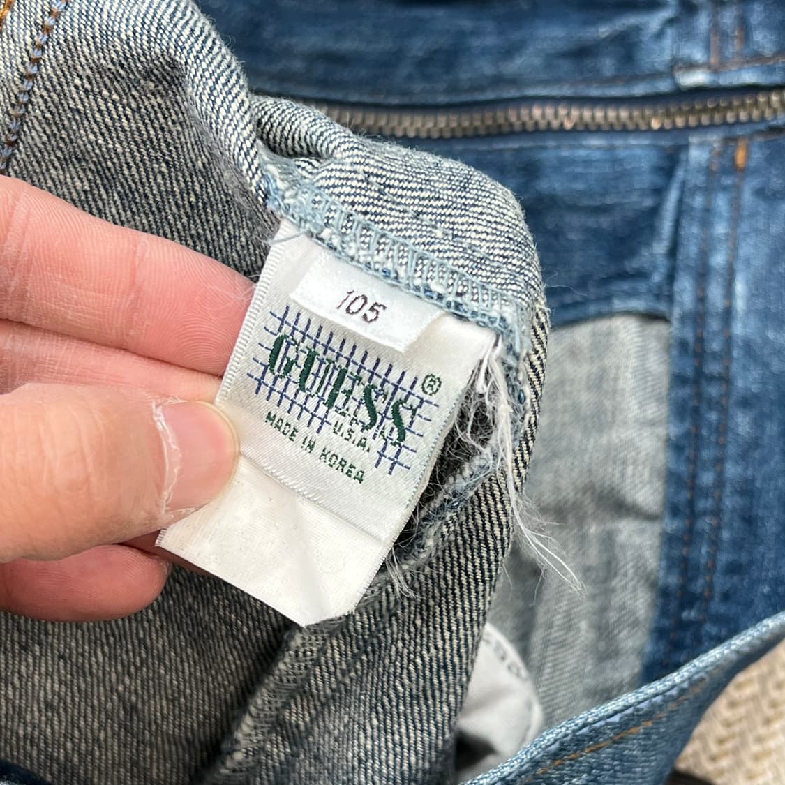 게스 데님 바이커 자켓 r3279 상품이미지8