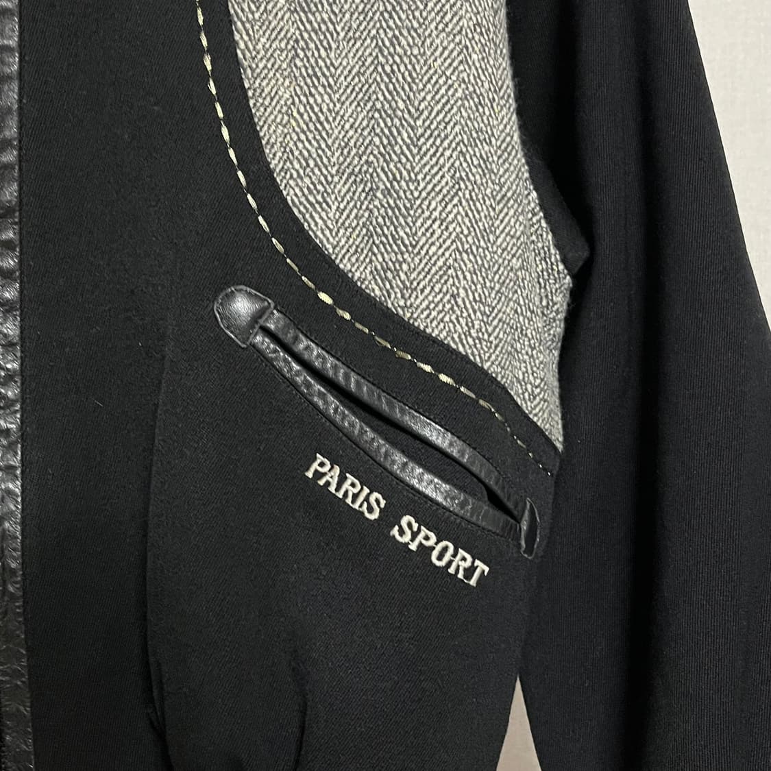 PARIS SPORT 헤링본 블랙 자켓 L 상품이미지5