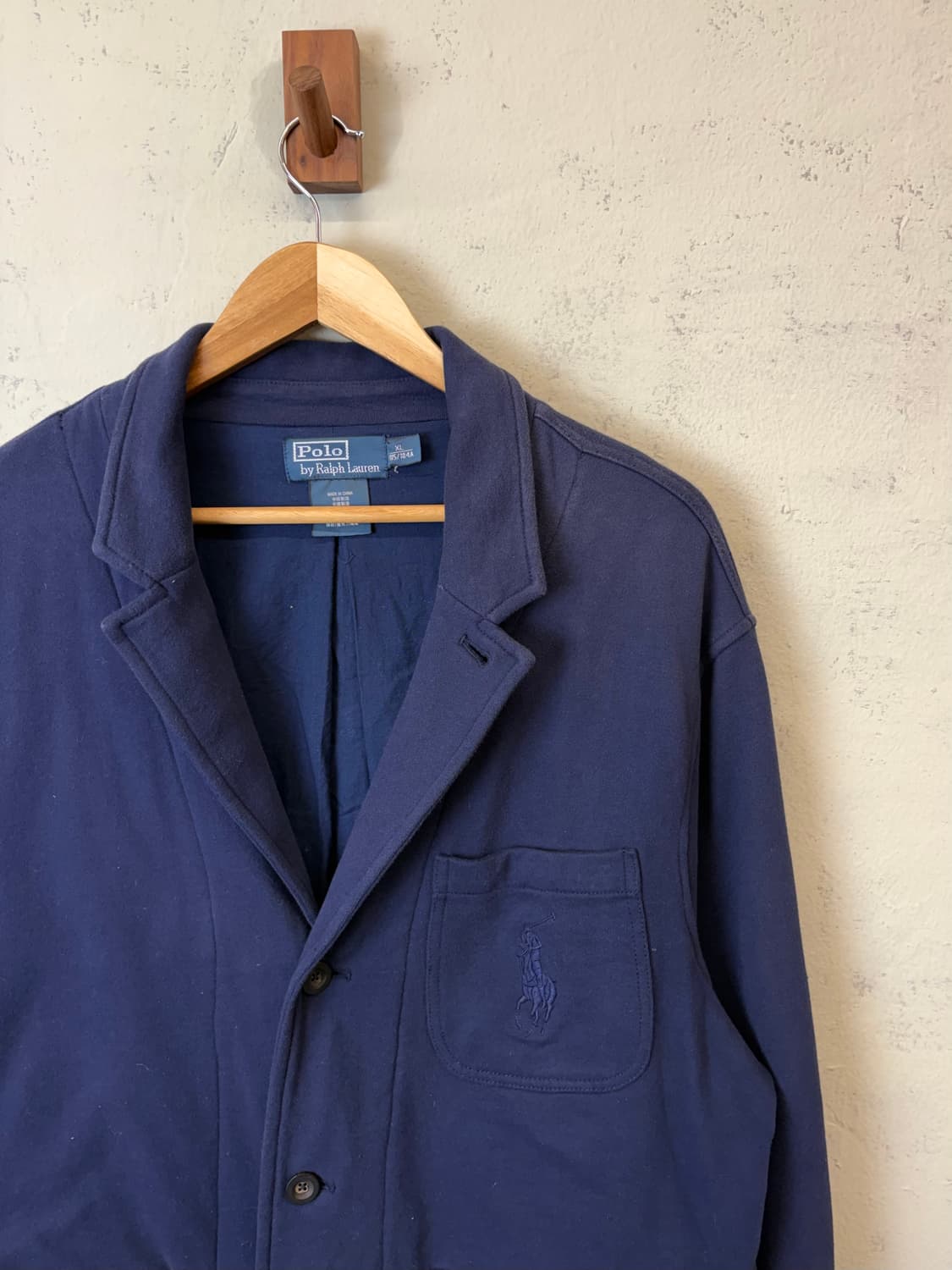 폴로랄프로렌 빈티지 빅포니 네이비 코튼 자켓 상품이미지2