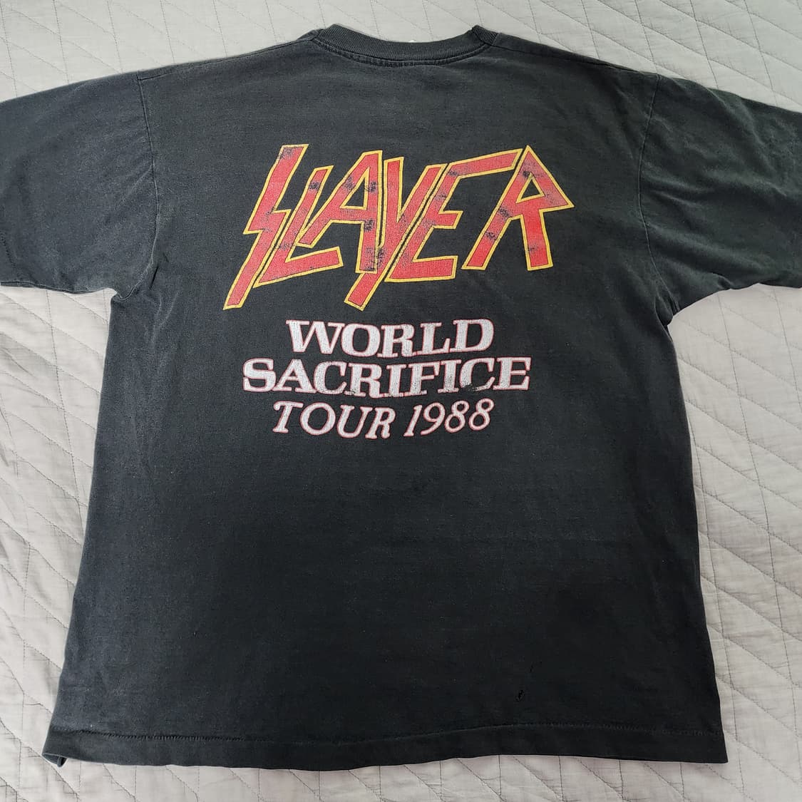 [L-XL] 80s 슬레이어 slayer 빈티지 밴드티 상품이미지9
