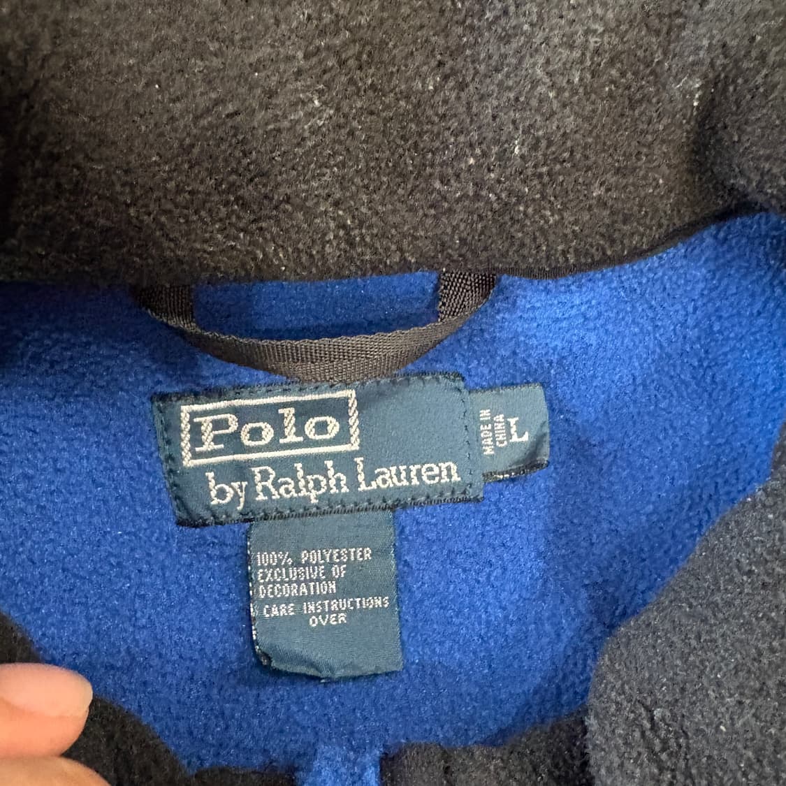 폴로 정품 블루 플리스 자켓 상품이미지5