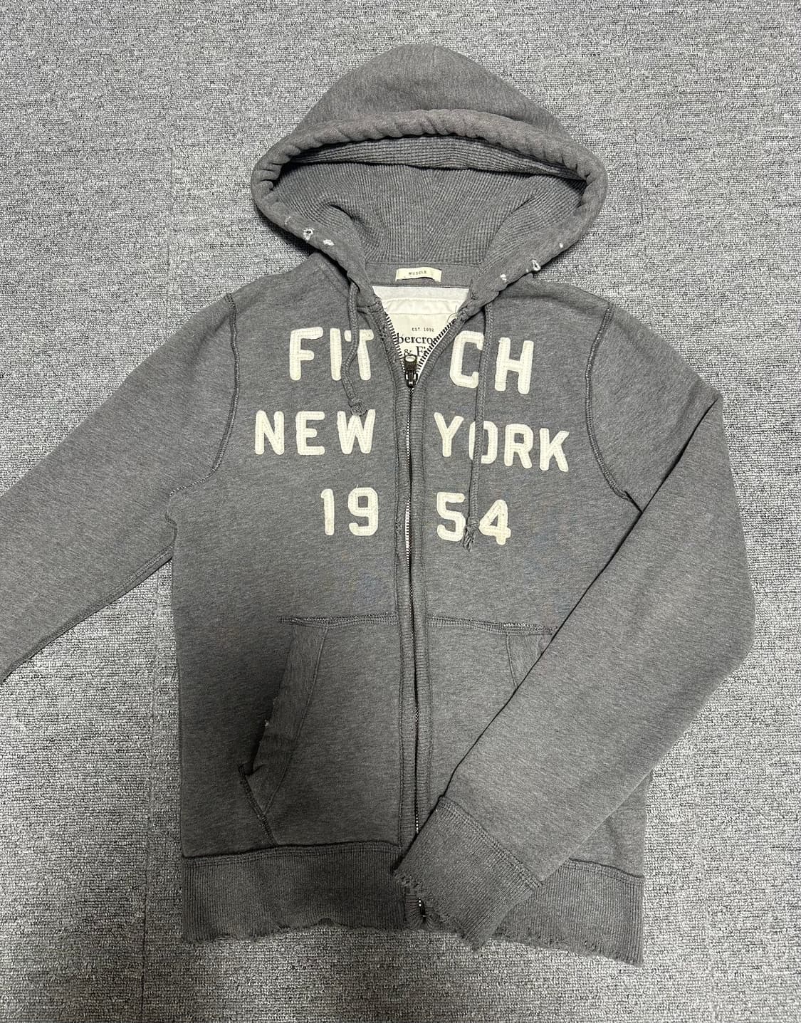 아베크롬비 후드집업 그레이 상품이미지1