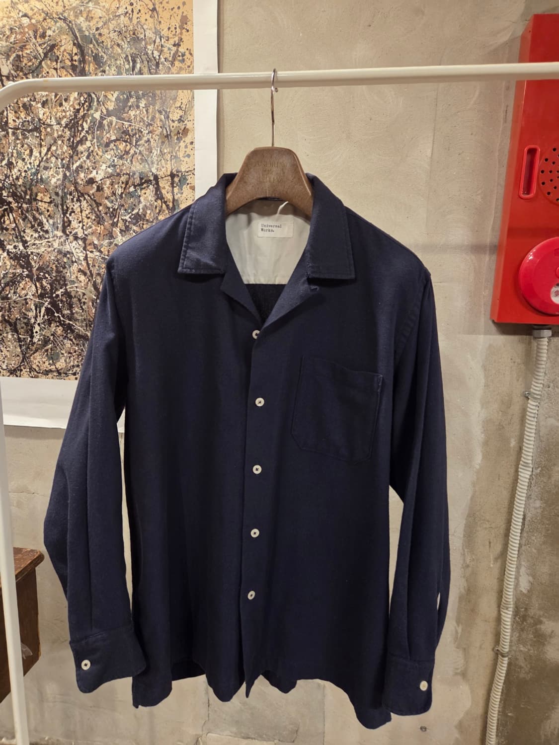 유니버셜 웍스 오픈칼라넥 셔츠  상품이미지1