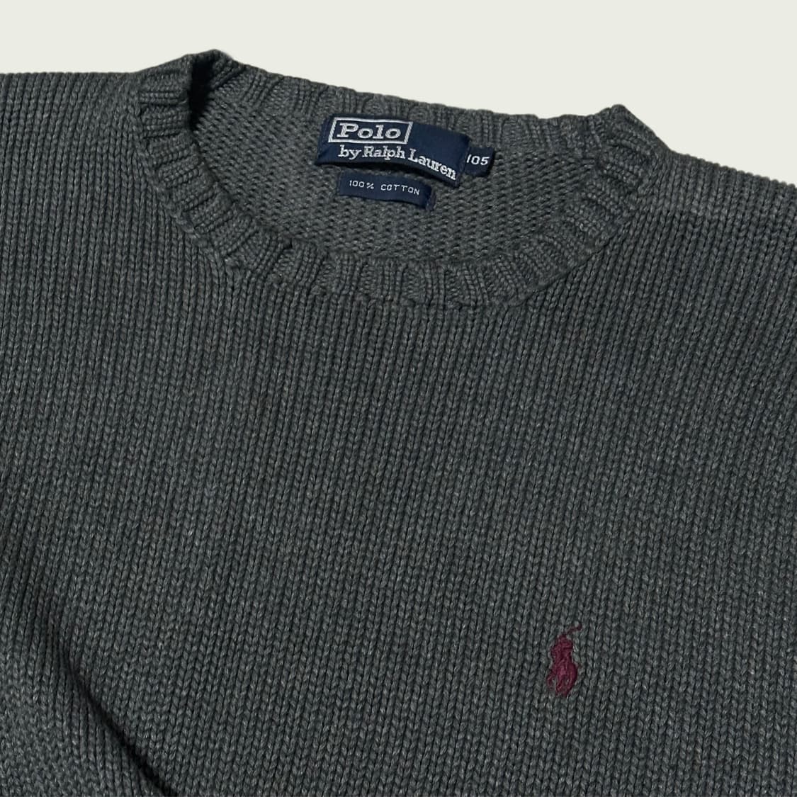 폴로 코튼 니트 상품이미지4