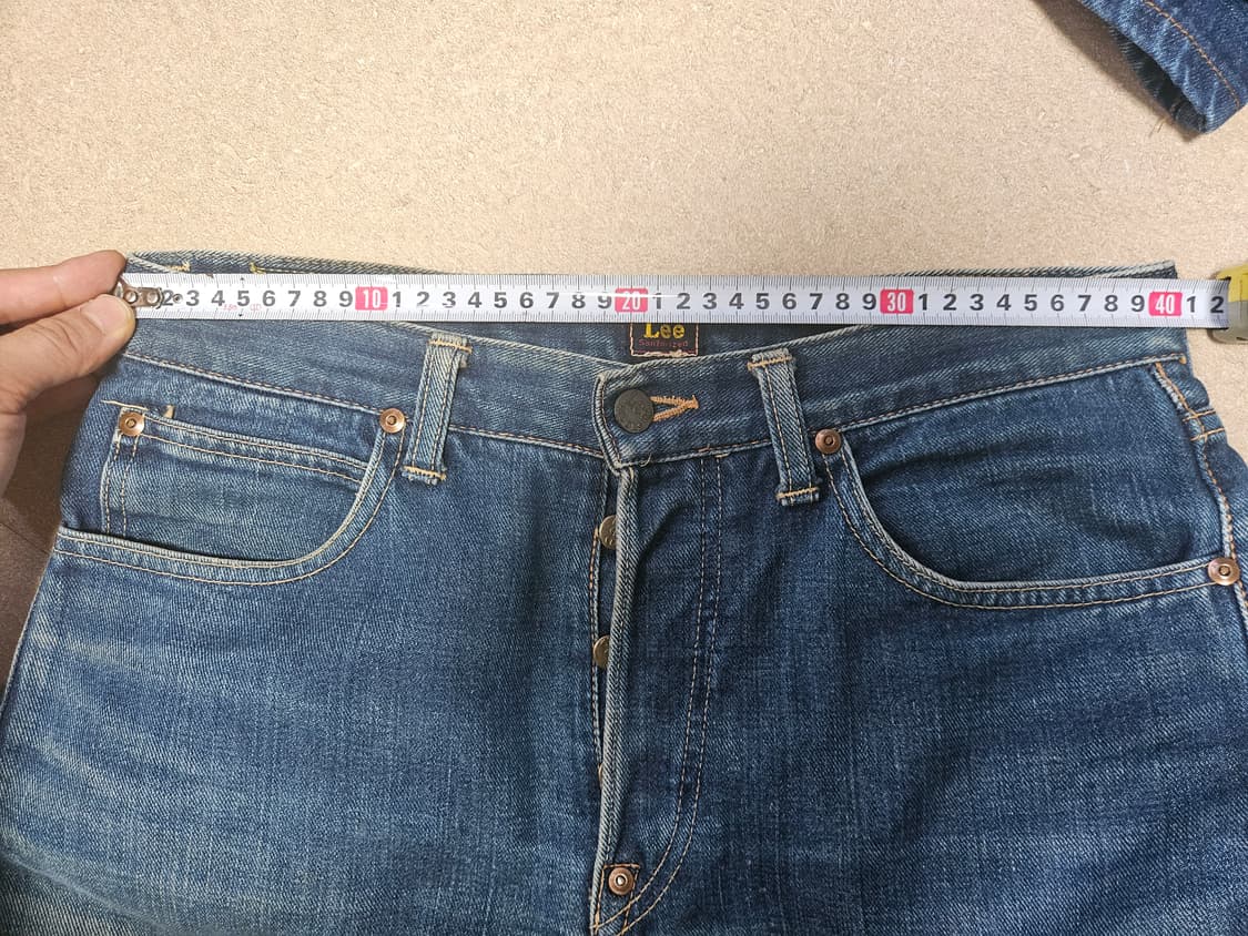 리 Lee 101b 31 x34 union made 하프셀비지 상품이미지6
