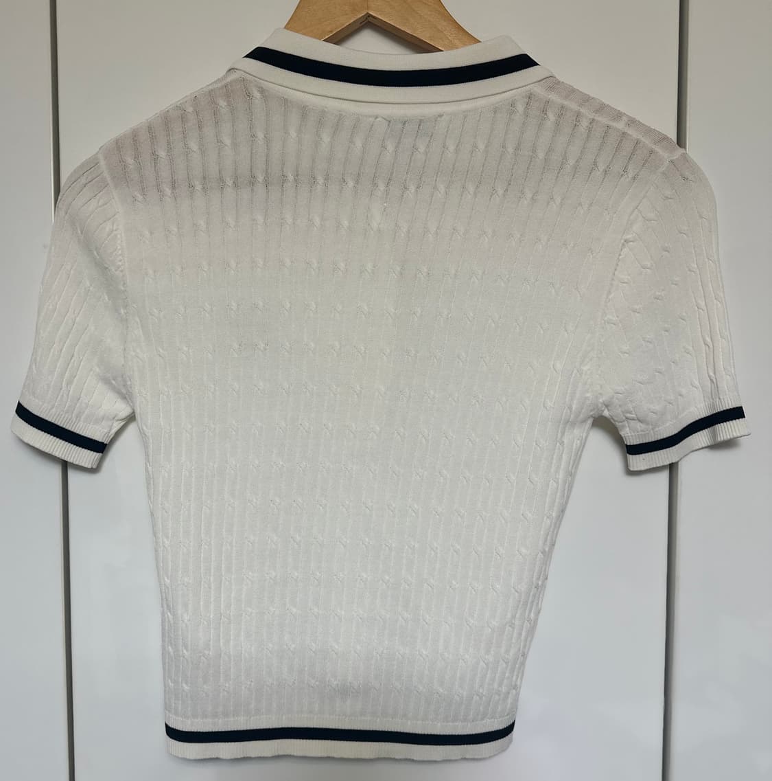 샤넬 화이트 반팔 니트 36사이즈 정품 상품이미지4