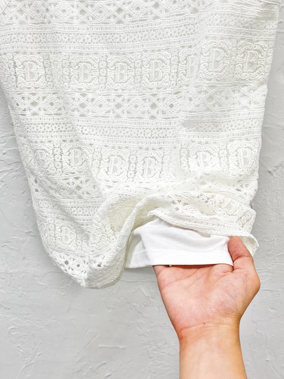 balmain 모노그램 슬리브리스 상품이미지3
