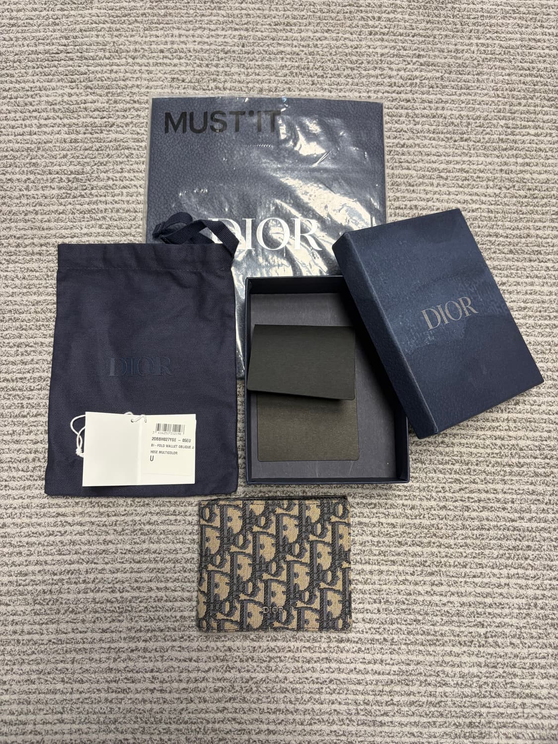 디올 오블리크 반지갑 상품이미지1