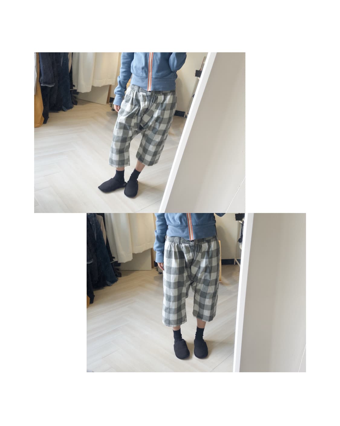 [monomania] check saruel pants (31 inch) 상품이미지1